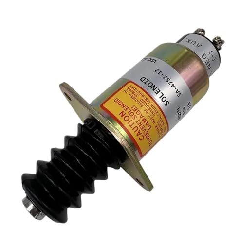 12-Volt-Motorkraftstoff-Abschalt-Pull-Push-3-Wege-Magnetventil SA4752-12V DC-Stoppmagnetventil 24V SA-4752(SA-4752-24 24V) von NIWPPKIMX