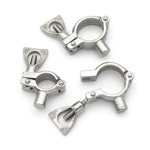 1PC 304 Edelstahl Rohr Halter Clamp Typ Clips Unterstützung Rohr Halterung OD19 22 25 27 34 38 48 51 60 63 76 89 102mm(114mm) von NIWPPKIMX