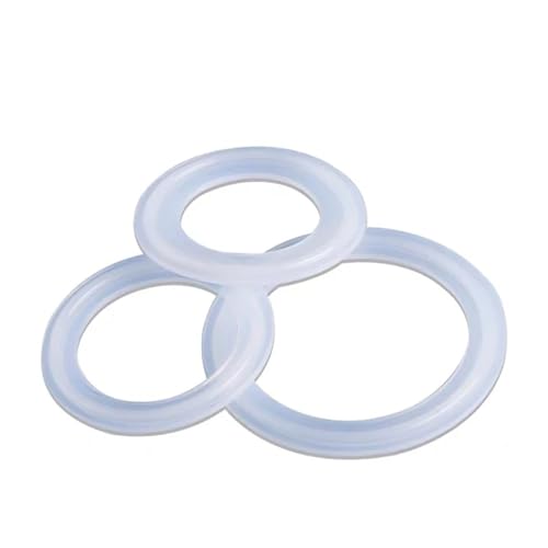 5 Stücke Fit 19mm-273mm Rohr O/D Tri Clamp Ferrule Silikon Dicht Streifen Dichtung Ring Washer for Homebrew Milch Produkt(204mm x 217mm) von NIWPPKIMX