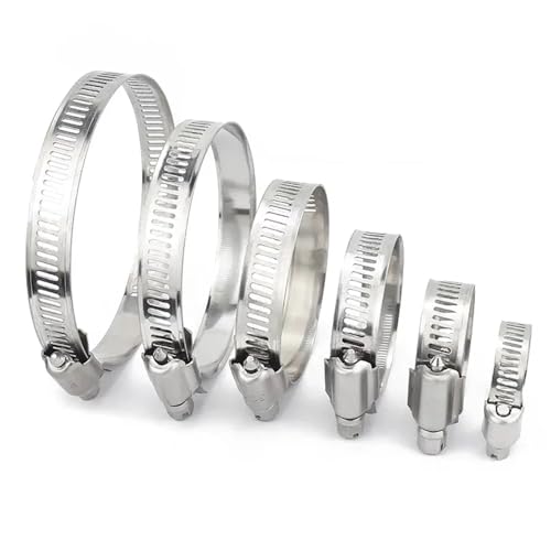 5 teile/los Schraube Wurm Einstellbare Stick Schlauch Klemme 304 Edelstahl Schlauch Hoop Rohr Klemme Clip(78-101mm) von NIWPPKIMX