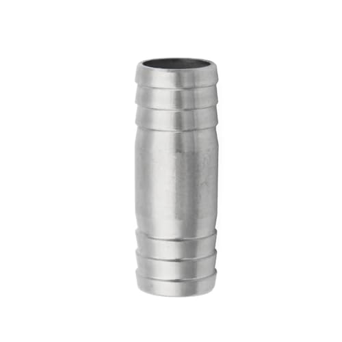 6 8 10 12 13 14 15 16 19 20 25 32 40 50mm Schlauchanschlussstück TLY Kreuz-T-Stück Typ 304 Edelstahl-Rohrverschraubung Anschlussstück(Straight,25MM_SS304) von NIWPPKIMX