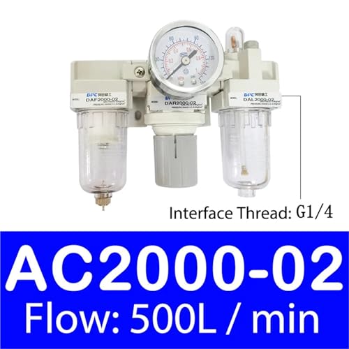 AC2000-02 AC3000-03 AC4000-04 Luftprozessorregler Kompressorfilter Überdruckventil Sanlian-Stücke Ölabscheider(AC2000-02,Fiber filter) von NIWPPKIMX