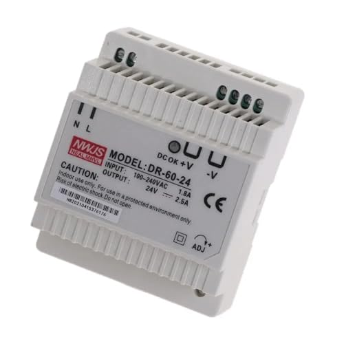 DR-60 DR-45 DR-30 30 W 45 W 60 W Einzelausgang 5 V 12 V 15 V 24 V DIN-Schienen-Schaltnetzteil(15V,60W) von NIWPPKIMX