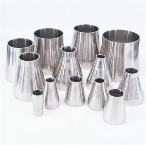 Größe 19mm-57mm 304 Edelstahl Weld Concentic Reduzierung Rohr Fitting for Homebrew(51mm To 32mm) von NIWPPKIMX