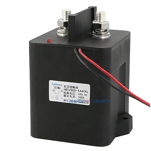 Hochspannungs-450-V-500-A-DC-Schütz-Leistungsrelais HEV500-4AHXL for Laden der Batterie von Elektrofahrzeugen, Photovoltaik-Autoschiffen(Coli voltage 36VDC) von NIWPPKIMX