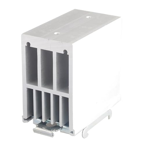 I75 Aluminium-Kühlkörper-Kühler for einphasiges Halbleiterrelais SSR 40A 75 x 43 x 71 mm Wärmeableitungskühler(40A) von NIWPPKIMX