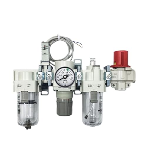 Luftkombination Luftfilter + Regler + Öler + Druckbegrenzungs-3-Wege-Ventil AC-B-Serie mit Manometer AC20-02G-SV-B AC30(AC40-03DG-SV-B) von NIWPPKIMX
