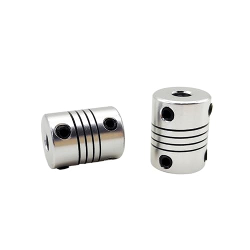 NIWPPKIMX 1 Stück D15L20 Aluminiumlegierung elastische Kupplung Wickelschraube Motorkupplung Encoder Innenloch 2/3/4/5/6(2mmX5mm) von NIWPPKIMX