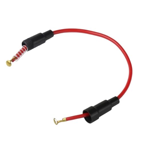 NIWPPKIMX 5 stücke 5 * 20mm Glas Sicherung Halter Schraube Typ mit 22 AWG Draht Kabel 250V Glas Sicherung Rohr Fall Montieren Basis von NIWPPKIMX