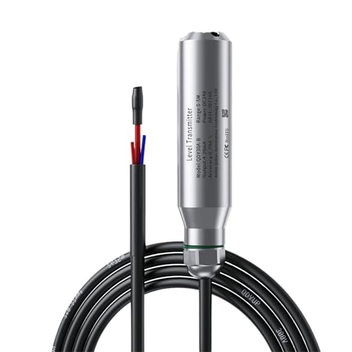 NIWPPKIMX Tauch wasserstand Sender 5m 10m 50m kabel 4-20mA 0-10V ss304 flüssigkeit druck Sender(25M Range 25M Cable,0-10V Output) von NIWPPKIMX