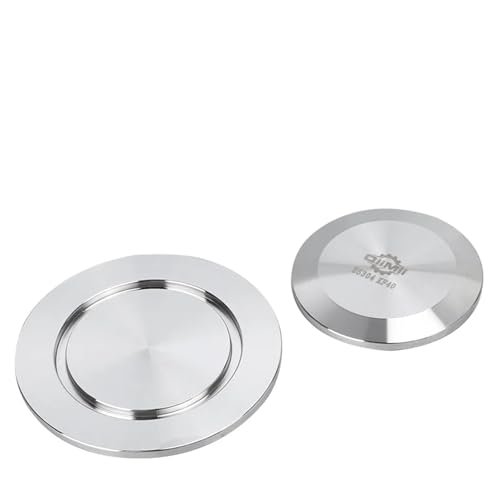 SAP Edelstahl SS304 Aluminium Blindplatte KF Blindflansch NW25 Vakuumflansch Blank KF Vakuumarmaturen KF16 KF25 KF40 KF50(KF16,ALUMINUM_5 PACKS) von NIWPPKIMX