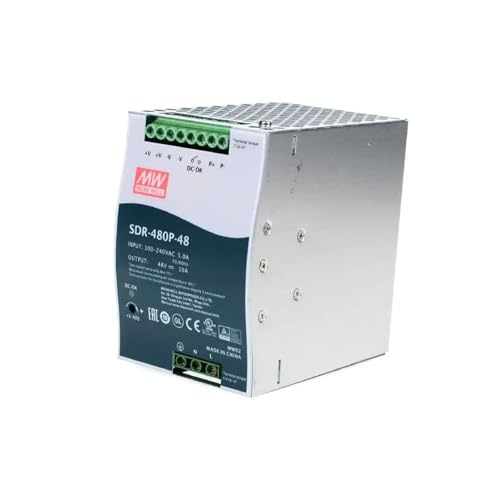 SDR-480P-48 DC 48 V 10 A 480 W Industrie-DIN-Schienen-Einzelausgangs-Netzteil mit PFC-Funktion von NIWPPKIMX
