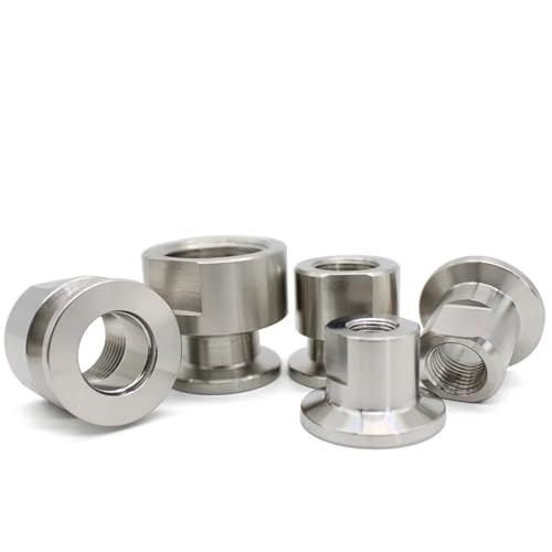 SUS304 Edelstahl Innengewindeadapter Vakuum Zoll Flanschverbindung Innengewinde Innenkappe BSPT Gewindeverbindung KF16-KF50(KF50x1 1I2inch 269g) von NIWPPKIMX