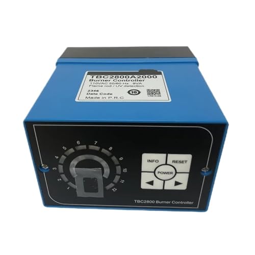 TBC2800A2000 Brennerregler (110 V/120 V) | Digitaler Brennerregler | Hochleistungs-Flammenregler for Verbrennungssicherheit von NIWPPKIMX