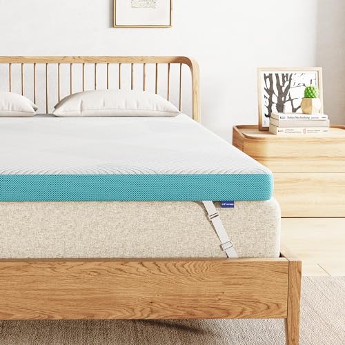 NixNap Matratzen Topper 100x200cm H2 H3, Gel Memory Foam Matratzentopper 100x200, Zwei Härtegrade Mattress Topper 100x200 7cm Höhe Gelschaum Kaltschaum für Boxspringbett Schlafsofa von NIXNAP