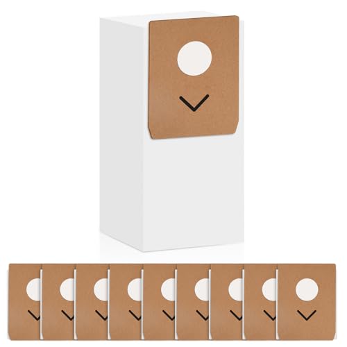 10 Stück Staubbeutel für Eureka NEC490 Elite Akku Staubsauger, Große Kapazität Staubsaugerbeutel 2 IN 1 Saug Clean Station Ersatzteile von NIXOOT