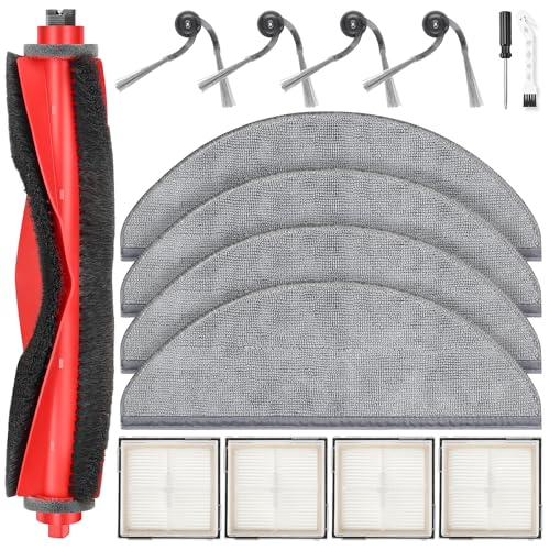 15 Stück Zubehörset für Roborock Q10 X5+ / Q10 X5 Saugroboter, 1 Hauptbürste 4 Wischpad 4 HEPA Filter 4 Seitenbürste 1 Reinigungszubehör 1 Schraubendreher, Ersatzteilset für Roborock Q10 X5 / Q10 X5+ 15 Stück Zubehörset für Roborock Q10 X5+ / Q10 X5 Saugroboter, 1 Hauptbürste 4 Wischpad 4 HEPA Filter 4 Seitenbürste 1 Reinigungszubehör 1 Schraubendreher, Ersatzteilset für Roborock Q10 X5 / Q10 X5+ von NIXOOT