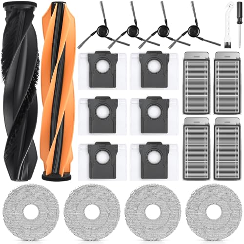 22 Stück Zubehör für Dreame X50 Ultra Complete / L40s Pro Ultra / L50 Pro Ultra Saugroboter mit 2 Hauptbürste 4 Wischtücher 4 Filter 6 Staubbeutel 4 Seitenbürsten 1 Reinigungsbürste 1 Schraubenzieher 22 Stück Zubehör für Dreame X50 Ultra Complete / L40s Pro Ultra / L50 Pro Ultra Saugroboter mit 2 Hauptbürste 4 Wischtücher 4 Filter 6 Staubbeutel 4 Seitenbürsten 1 Reinigungsbürste 1 Schraubenzieher von NIXOOT