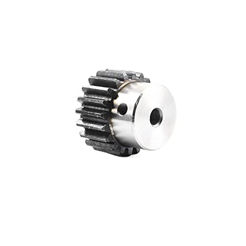 1,5 Modul Stirnradritzel 15 Zähne Stahlzahnrad for mechanische Getriebe - 6-16 mm Bohrung, 1 Stück(20t Inner Hole10mm) von NIYADO