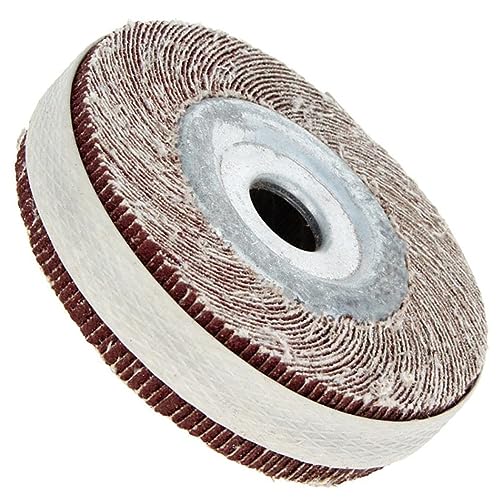 1 Stück 4-Zoll-Fächerschleifscheibe – Hocheffizientes Schmirgelleinen-Schleifpolieren for Metall und Holz – for Entfernen von Korrosion 1 Stück 4-Zoll-Fächerschleifscheibe – Hocheffizientes Schmirgelleinen-Schleifpolieren for Metall und Holz – for Entfernen von Korrosion von NIYADO