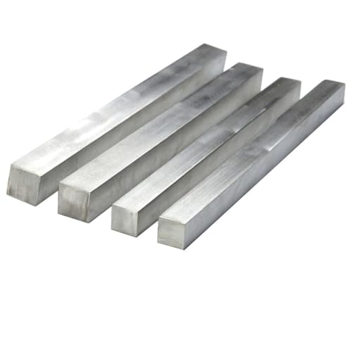 1 Stück Vierkantstange aus Edelstahl 304 – 5 mm Dicke, mehrere Längen verfügbar | Langlebige und erosionsbeständige Linearwelle(500mm) von NIYADO