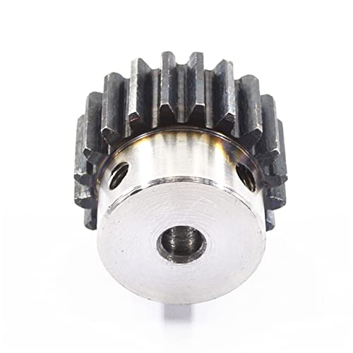 1 Stück hochfestes Stirnradritzel mit 1,5 Modul – 12–24 Zähne, 6–16 mm Bohrung, 45 Stahlzahnrad for mechanische Getriebe(1.5M 15T 12mm Bore) von NIYADO