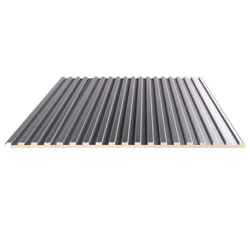 6 Stück Hochleistungs-Dachplatten aus Aluminium for Wintergärten und Gewächshäuser – langlebig, isoliert, einfach zu installieren(100cm) von NIYADO