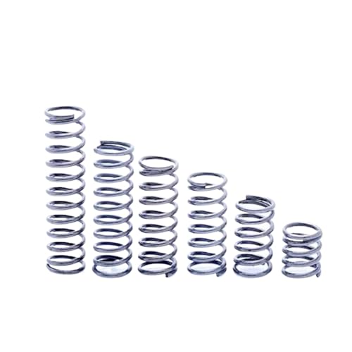 Customizable 3mm Wire Diameter Black Compression Spring - Spring Steel, Outer Diameter 28-40mm, Length 30-100mm(2pc 3x40x90mm) von NIYADO