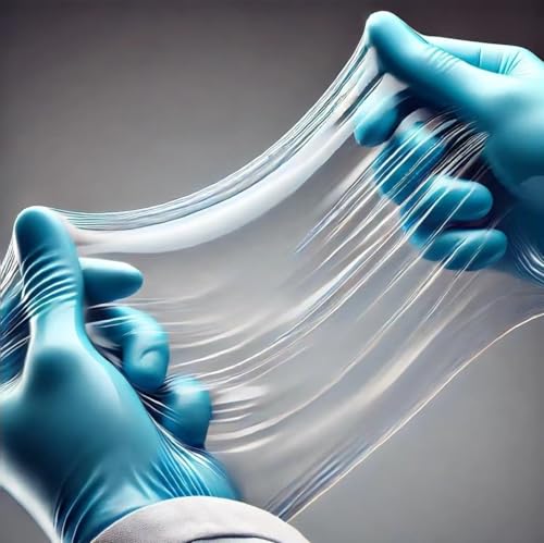 Hochelastischer, flexibel dehnbarer elektronischer Substratfilm – modifiziertes Polyurethan-Elastomer, 210 x 297 mm, 25/50/100 μm Dicke(25μm 10PCS) von NIYADO