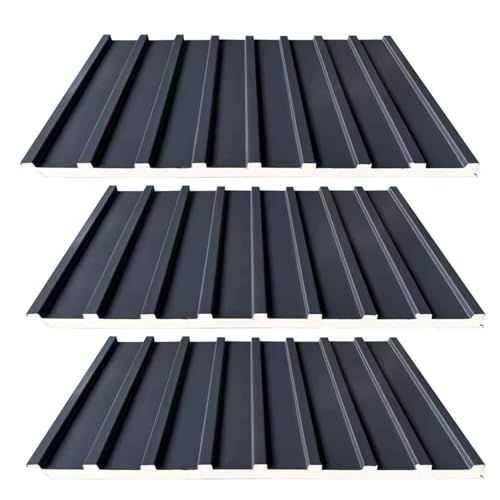Langlebige Aluminium-Dachplatten – isolierte Wellbleche for Außenverkleidungen – anpassbare Größen 80–305 cm(90cm 3pcs) von NIYADO