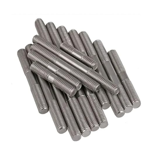 M3 Doppelend-Gewindestange 50 mm – 200 mm | Metrische Stehbolzen aus Edelstahl 304 for die Holzbearbeitung(M3X50mm 10pcs) von NIYADO