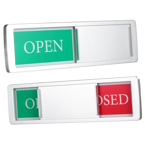 NIYANGLE 2 Stück Geschirrspüler Magnet Schild Sauber und Schmutzig Rutschfeste Doppelseitige Open Close Zeichen für Zuhause und Büro und Synthetischer Harz von NIYANGLE