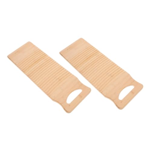 NIYANGLE 2 Stück Handwasch Holz Waschbrett für Effizientes Reinigen Waschbrett für Reisen für Empfindliche Stoffe NIYANGLE 2 Stück Handwasch Holz Waschbrett für Effizientes Reinigen Waschbrett für Reisen für Empfindliche Stoffe von NIYANGLE