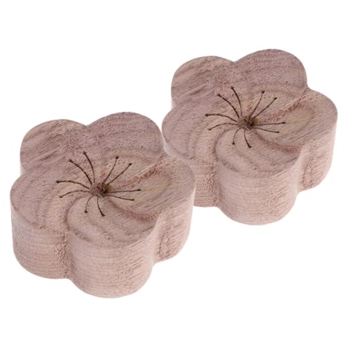 NIYANGLE 2 Stück Holz Diffuser Aromatherapie Diffusor aus Natürlichem Holz mit Organischem Design Tragbar Wasserlos für Ätherische Öle für Büro Zuhause Spa und Entspannung von NIYANGLE