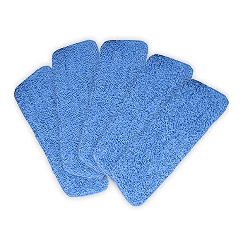 NIYANGLE 5 Stück Mikrofaser Mop Pads Set Ersatzköpfe für Feuchte und Trockene für Verschiedene Bodenarten Hohe Wasseraufnahme und Einfach zu Reinigen NIYANGLE 5 Stück Mikrofaser Mop Pads Set Ersatzköpfe für Feuchte und Trockene für Verschiedene Bodenarten Hohe Wasseraufnahme und Einfach zu Reinigen von NIYANGLE