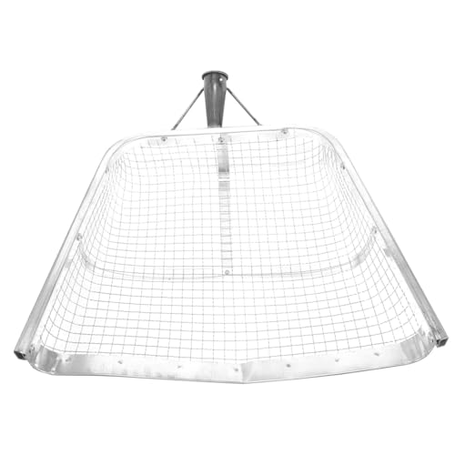 NIYANGLE Eisen Siebschaufel für Gartenarbeiten und Erdnussfilter Multifunktionale Schaufel zum von Sand Erde und Ergonomisches Design Leicht und Praktisch von NIYANGLE