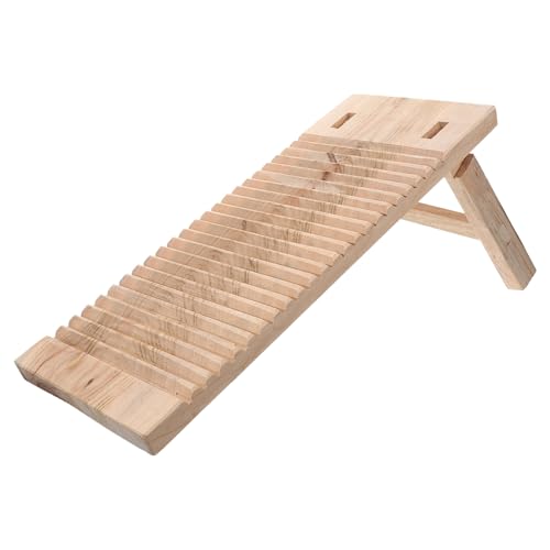 NIYANGLE Holz Waschbrett Rutschfest für Handwäsche Robustes Wäschewaschbrett aus Massivem Holz für Babywäsche und Fleckenentfernung Langlebig und Praktisch von NIYANGLE