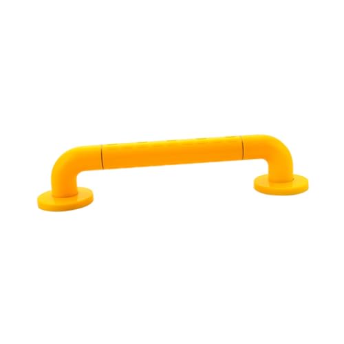 NIYANGLE Wall Grab Bar Sicherheitsgriff für Dusche und Bad Rutschfeste Handlaufstütze mit Leuchtring Belastbar und Langlebiger Edelstahl und Kunststoff Gelb für Senioren Badezimmer und von NIYANGLE