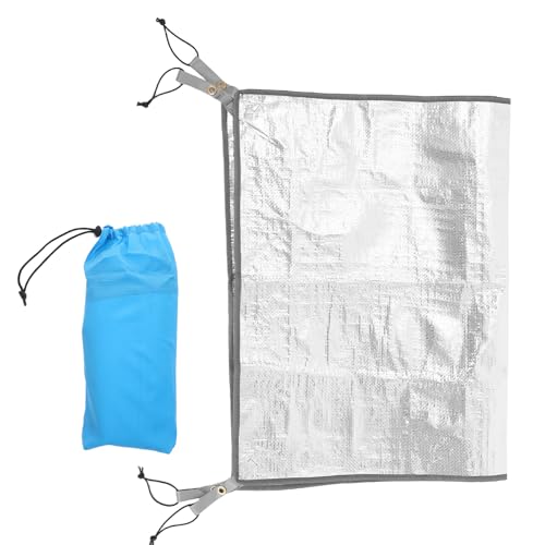 NIYANGLE Zeltteppich: Faltbare, doppelseitige Picknickmatte aus Aluminiumfolie – verdickt und wasserdicht für Camping, Strand und Outdoor-Aktivitäten NIYANGLE Zeltteppich: Faltbare, doppelseitige Picknickmatte aus Aluminiumfolie – verdickt und wasserdicht für Camping, Strand und Outdoor-Aktivitäten von NIYANGLE