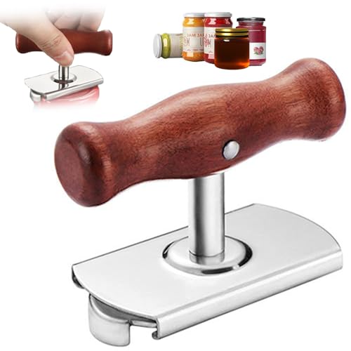 Effortless Arthritis Jar Opener, Glasöffner für Senioren, Gläseröffner Schraubdeckelöffner, Deckelöffner Glasöffner Schraubdeckelöffner Deckelöffner, Gelb-braun von NIYATA