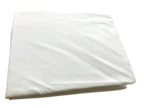 Spannbettlaken, feinste 100 % ägyptische Baumwolle, 23 cm, weiß, Super King von NIYS Luxury Bedding
