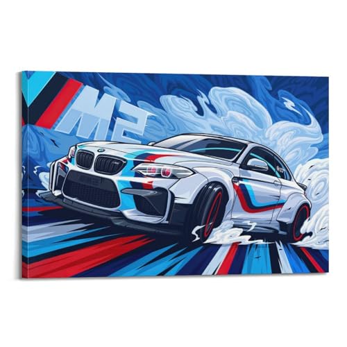 NIZIEE Sportwagen-Poster für BMW M2 Rennwagen Supersportwagen Sportwagen-Poster für BMW M2 Rennwagen Supersportwagen, dekoratives Gemälde, Leinwand-Poster, 40 x 60 cm NIZIEE Sportwagen-Poster für BMW M2 Rennwagen Supersportwagen Sportwagen-Poster für BMW M2 Rennwagen Supersportwagen, dekoratives Gemälde, Leinwand-Poster, 40 x 60 cm von NIZIEE