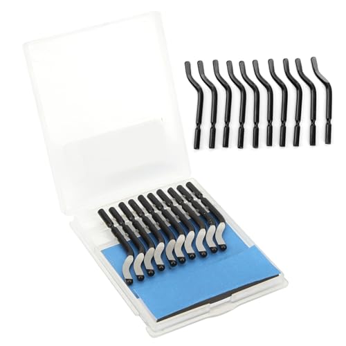 NIZUUONE 20pcs Trimmmesser -Klingen Ersatzschneider Kopf Hoher Glätte Praktisch Tragbar für die Verarbeitung von Metallplastik von NIZUUONE