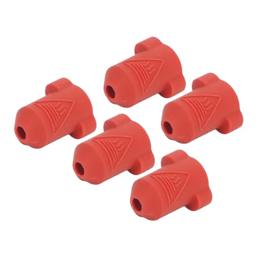 NIZUUONE 3D -Drucker Heißer Endabdeckung Heißlebiger Hohe Temperaturfeste Druckerheizungsblockblock -Silikonabdeckung für Ender 3 vielseitige Verwendung für das Handwerk und Modellieren [5 Pack] von NIZUUONE