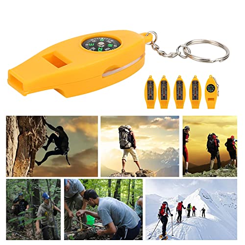 NIZUUONE 4 in 1 Kompass -Thermometer -Vergrößerungs Notpfiffe Überlebenspfeife Outdoor Pfeife Zum Camping Wandern mit Haltbarem ABS Material NIZUUONE 4 in 1 Kompass -Thermometer -Vergrößerungs Notpfiffe Überlebenspfeife Outdoor Pfeife Zum Camping Wandern mit Haltbarem ABS Material von NIZUUONE