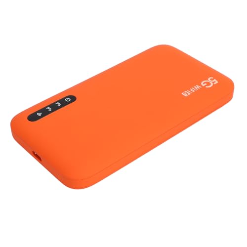 NIZUUONE 5G Hotspot WiFi WiFi Hochgeschwindigkeitsrouter Effizient für die Reise mit Slot SIM IP67 Schutz für 16 ABS -Orange -Materialgeräte NIZUUONE 5G Hotspot WiFi WiFi Hochgeschwindigkeitsrouter Effizient für die Reise mit Slot SIM IP67 Schutz für 16 ABS -Orange -Materialgeräte von NIZUUONE