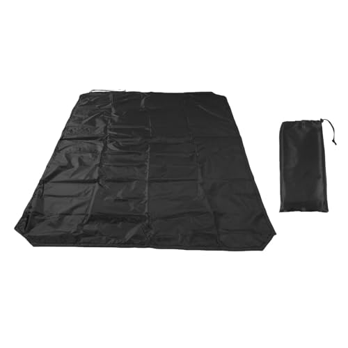 NIZUUONE Auto -Top -Gepäckträgerabdeckung, 210d Silberbeschichtete Oxford -Stoff -Auto -Dachkastenabdeckung mit Aufbewahrungstasche für SUV Outdoor Travel (170 * 145 cm) von NIZUUONE