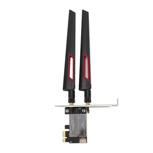 NIZUUONE Dual Antenna WiFi Network Card Adapter 1435AC 867Mbit / S 4.1 PCIex1 für 7 8 10, für Online -Spieler (10db -Antenne) von NIZUUONE