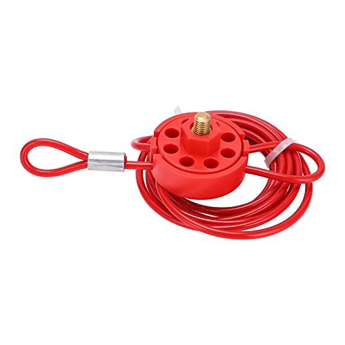 NIZUUONE Einstellbare Sicherheitskabelschloss Multi-Person-Management für Elektrische Stromkohlemine 2meter Edelstahl AV-03 Lockout Tagout NIZUUONE Einstellbare Sicherheitskabelschloss Multi-Person-Management für Elektrische Stromkohlemine 2meter Edelstahl AV-03 Lockout Tagout von NIZUUONE