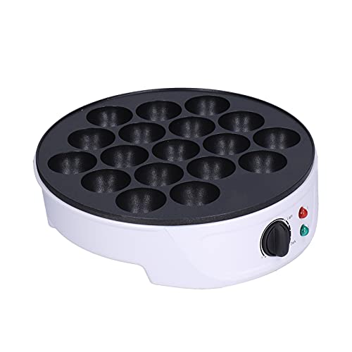 NIZUUONE Elektrischer Takoyaki-Hersteller Tragbarer Nicht-Stick-Oktopus-Ballmaschine 750W Elektrobackpfanne Haus Frühstücksvorräte (EU-Stecker) von NIZUUONE